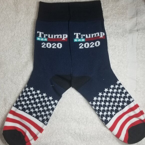 Trump 2020 Socks - Black Cuff and Toe - Picture 2 of 6